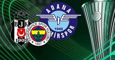 Son dakika haberleri: Fenerbahçe, Beşiktaş ve Adana Demirspor’un UEFA Avrupa Konferans Ligi play-off turundaki muhtemel rakipleri belli oldu!