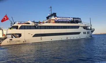 Yardım gemisi Antalya Limanı’ndan yola çıktı