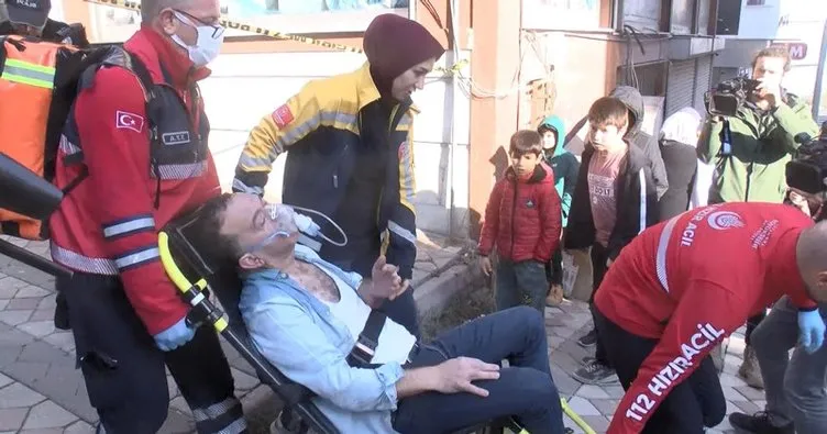 İstanbul Sultangazi’de yangın! Mahsur kalan 17 kişi kurtarıldı!