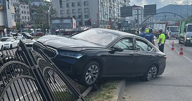 Giresun’da 2 araç çarpıştı: 4 yaralı