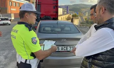 Yola atlayan kedi kazaya neden oldu! Motosiklet ile otomobil çarpıştı: 1 yaralı #samsun