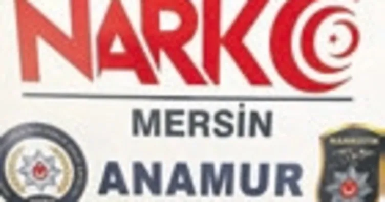 Anamur’da uyuşturucu operasyonu