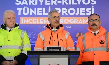 Bakan Uraloğlu açıkladı: Sarıyer-Kilyos Tüneli 2026’da tamamlanacak