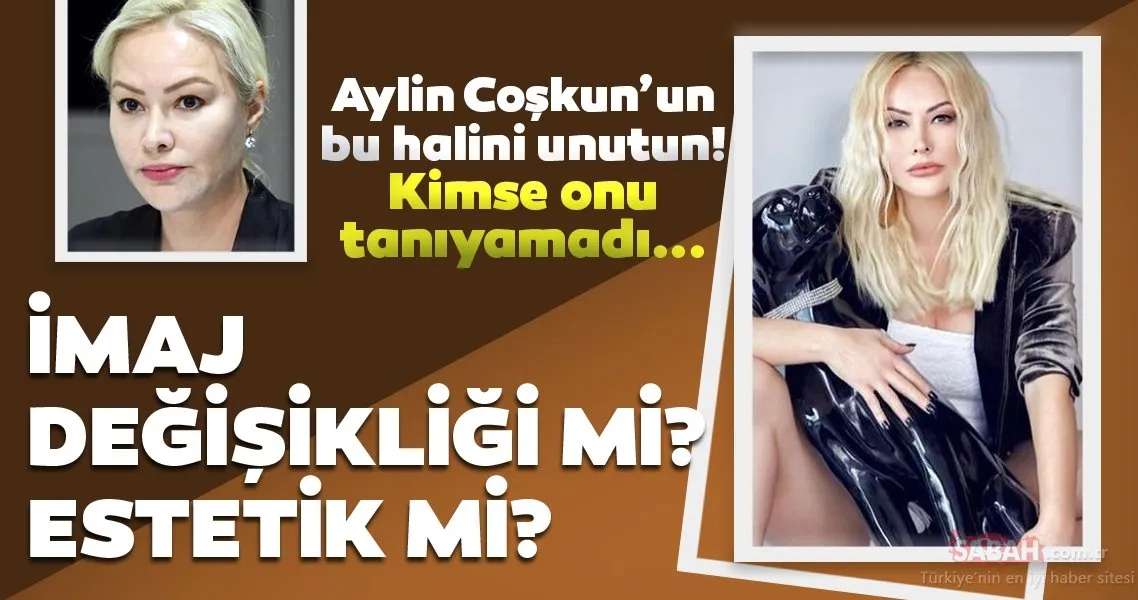 Şarkıcı Aylin Coşkun�un eski halinden eser yok! İmaj yenileyen Aylin