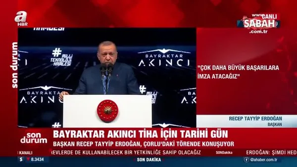 Başkan Erdoğan, Selçuk Bayraktar ile anısını anlattı: AKINCI için fabrikada çalışıyorum | Video