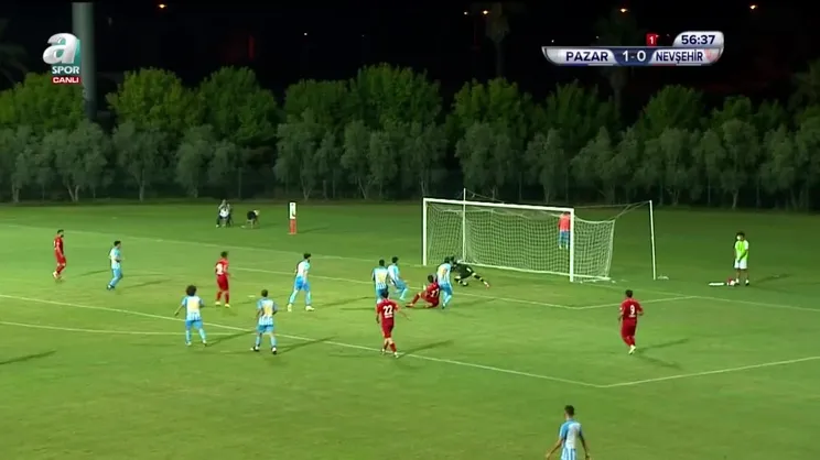 GOL l Pazarspor 1 - 1 Nevşehir Belediyespor