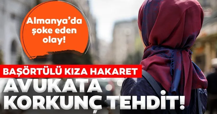Almanya'da başörtüsüne hakaret davasında şoke eden olay! Müslüman gencin Türk avukatına tehdit mektubu...