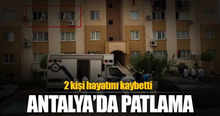 Antalya’da TOKİ konutlarındaki bir evde patlama