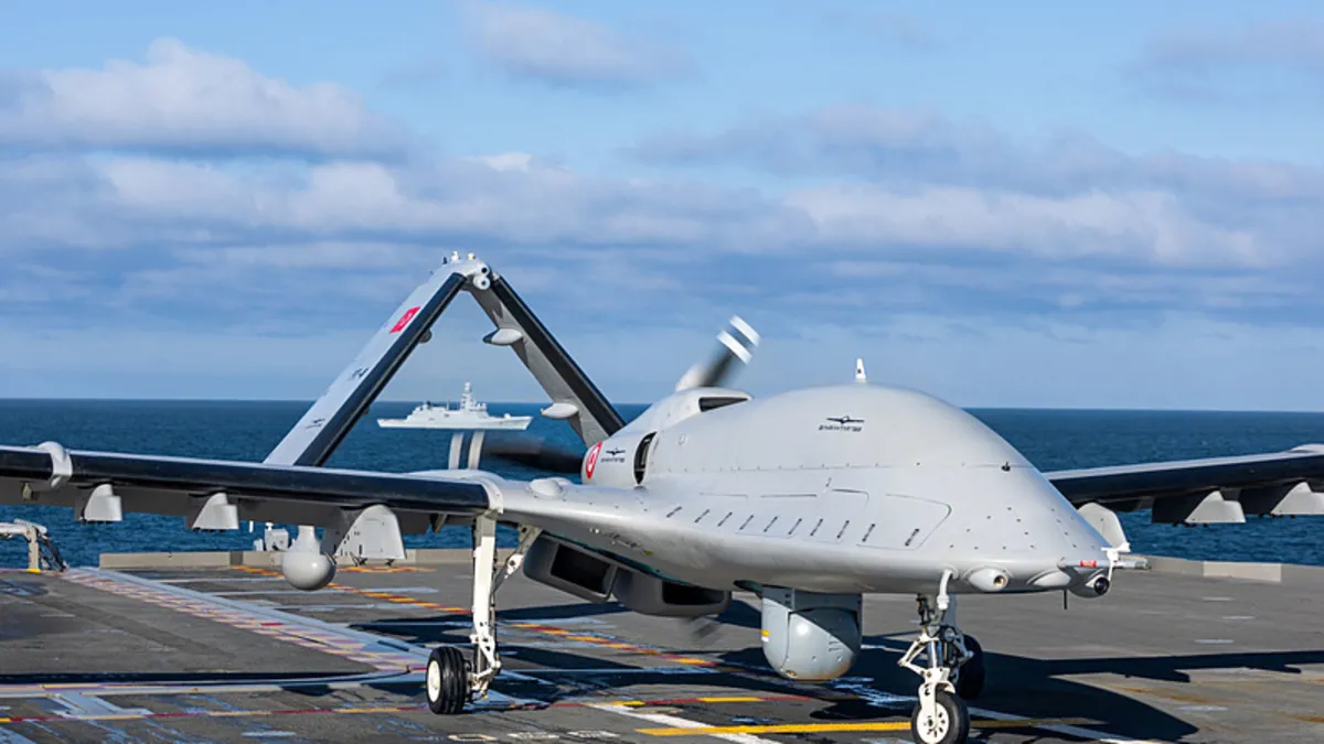 NATO tatbikatına Bayraktar TB3 Siha damgası NATO tatbikatına Bayraktar TB3 Siha damgası