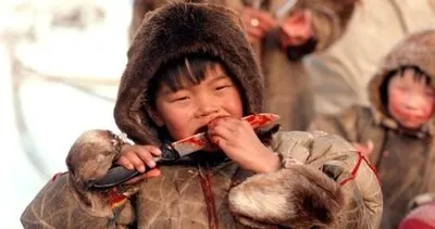 Şoke eden kabile Nenetler çiğ et yiyor ve kan içiyor! Tek amaçları var...