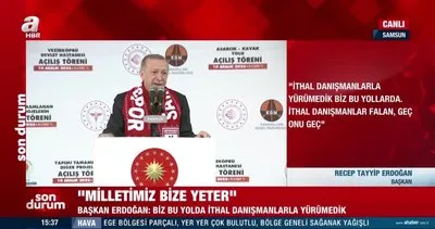 Son Dakika: Başkan Erdoğan’dan Samsun’da tamamlanan projelerin açılış töreninde önemli açıklamalar | Video