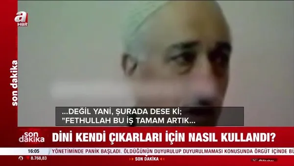 Terörist Fetullah Gülen dini nasıl istismar etti? İşte o görüntüler | Video