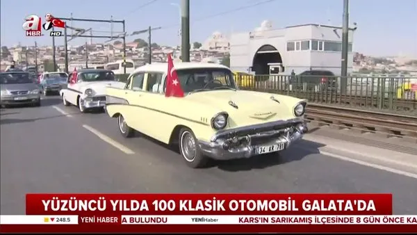 100'üncü yıla 100 klasik otomobil