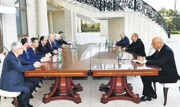 Aliyev, AK Parti heyetini kabul etti