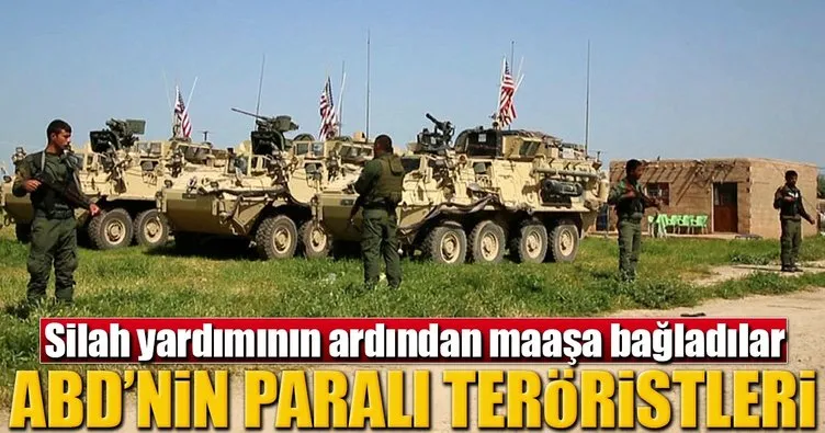ABD'den YPG'li teröristlere maaş