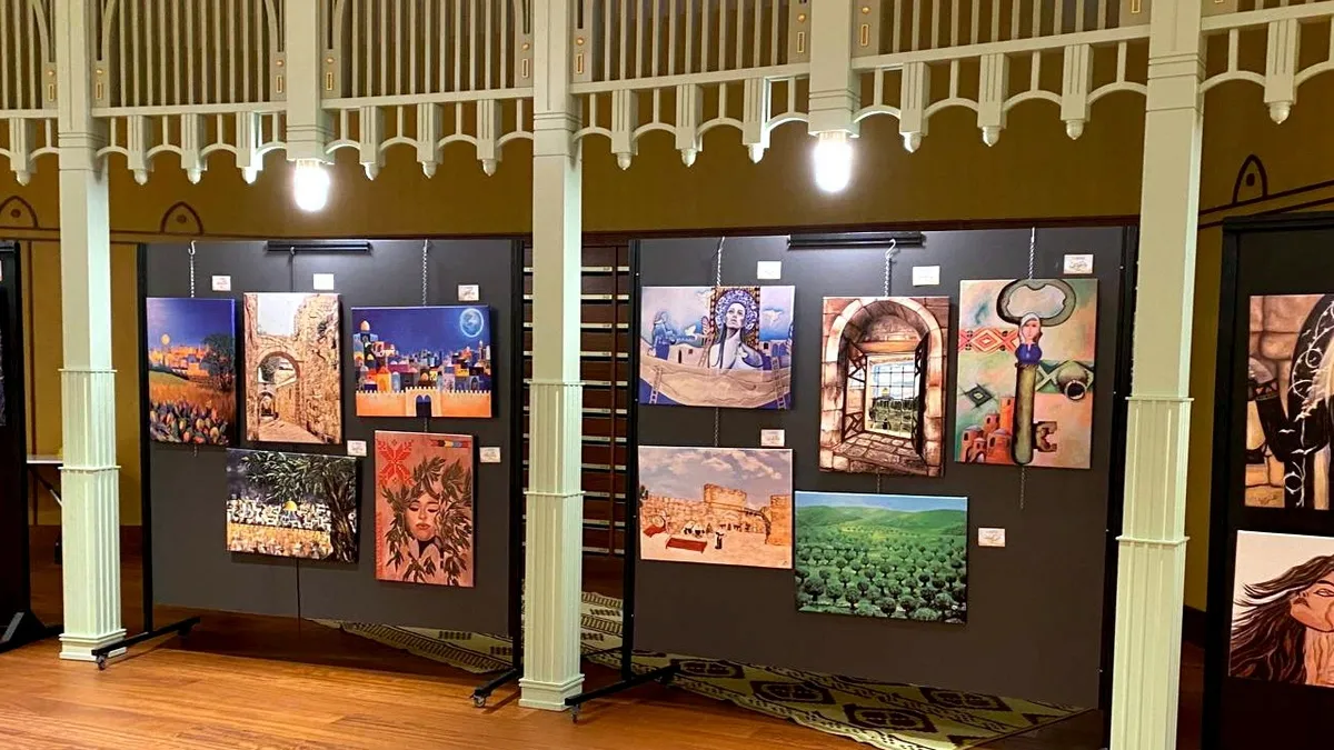 İstanbul'da Türk-Arap Sanat Sergisinde ‘Umut Pencereleri’nde sanatla barışa umut arandı