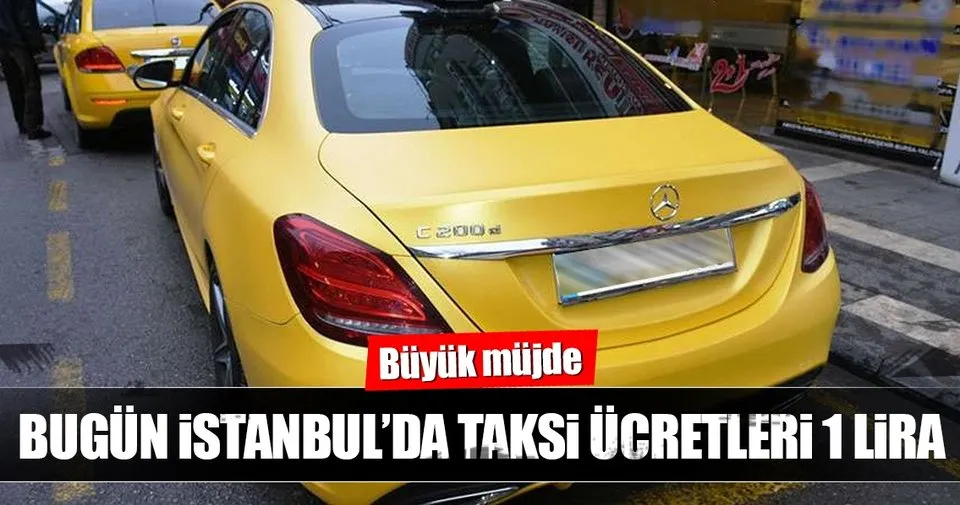 Bugun Istanbul Da Taksi Ucretleri 1 Lira Ekonomi Haberleri