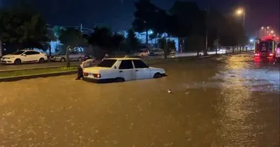 Kırıkkale’de etkili yağış  hayatı olumsuz etkiledi #kirikkale