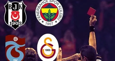 Süper Lig’de son 5 sezonda en çok kart gören takımlar belli oldu! Zirvede sürpriz takım...