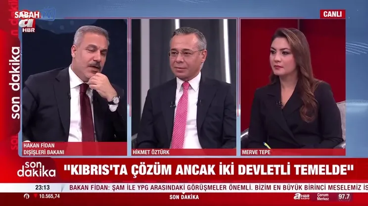 Dışişleri Bakanı Hakan Fidan A Haber'de