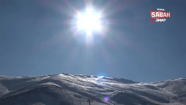 Van’da beklenen kar yağmadı: Kayak sezonu açılamadı | Video