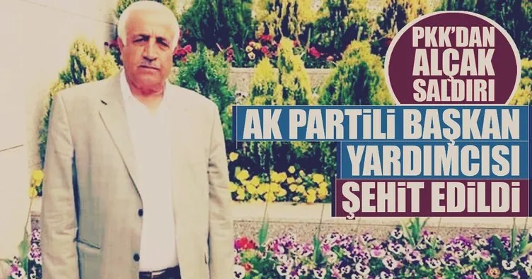 PKK’nın saldırısı sonucu AK Parti’li ilçe başkan yardımcısı hayatını kaybetti