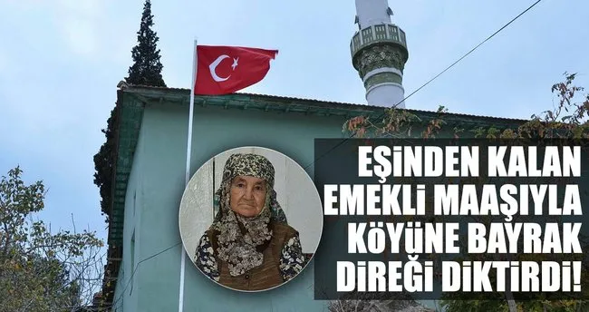 Esinden Kalan Emekli Maasiyla Bayrak Diregi Diktirdi Egeli Sabah Haberleri