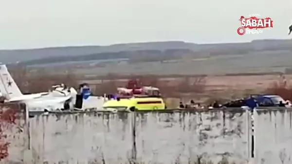Yeni görüntüler geldi... Rusya'da uçak düştü: 16 ölü, 7 yaralı
