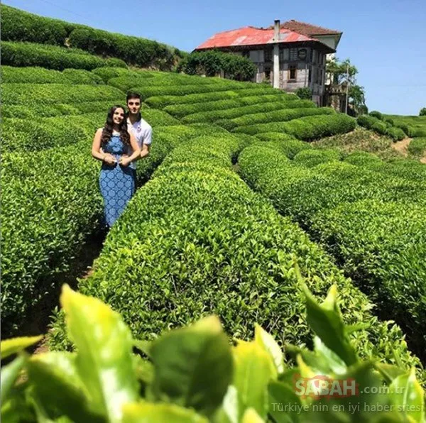 Yer: Rize! Herkes orada fotoğraf çektiriyor