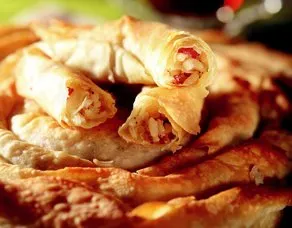 Pastırmalı Pirinçli Börek