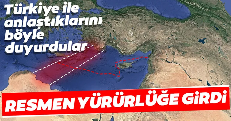 Libya duyurdu: Türkiye ile imzalanan mutabakatlar yürürlüğe girdi