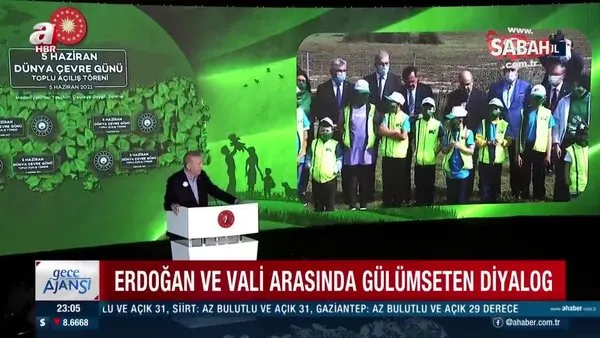 Başkan Erdoğan ile Vali arasında gülümseten diyalog | Video
