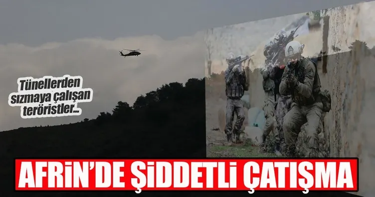 Afrin’de şiddetli çatışma
