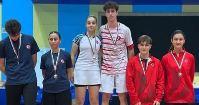 Bulgaristan’daki Badminton Turnuvası’nda milli takıma seçilen 7 sporcu yer aldı