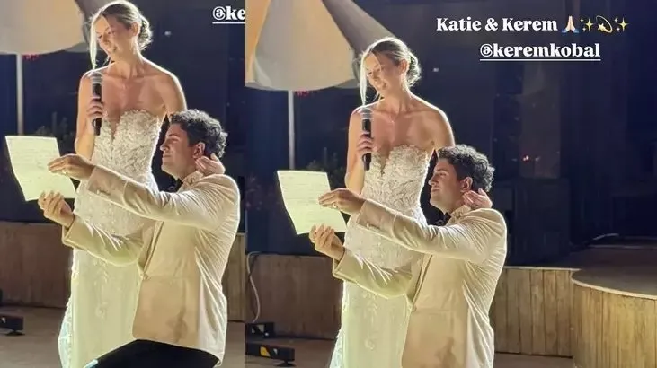 Sinem Kobal kardeşini everdi! Kerem Kobal ile Katie Christie dünyaevine girdi!