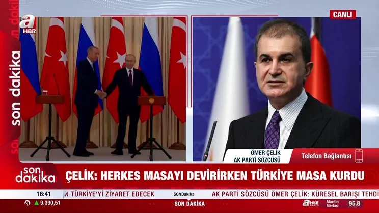 AK Parti Sözcüsü Ömer Çelik'ten barış diplomasisi açıklaması | Video