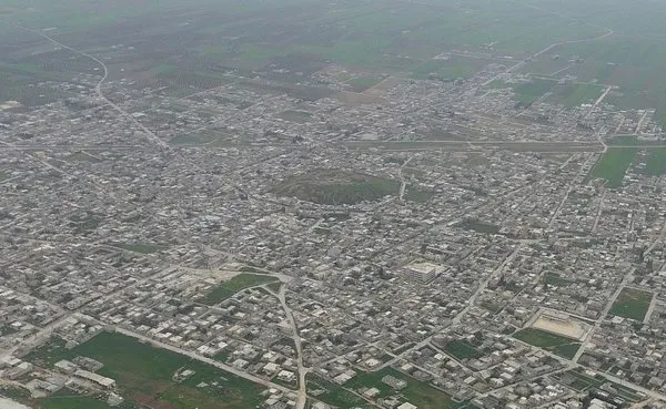 Teröristlerden arındırılan Tel Rıfat havadan işte böyle görüntülendi