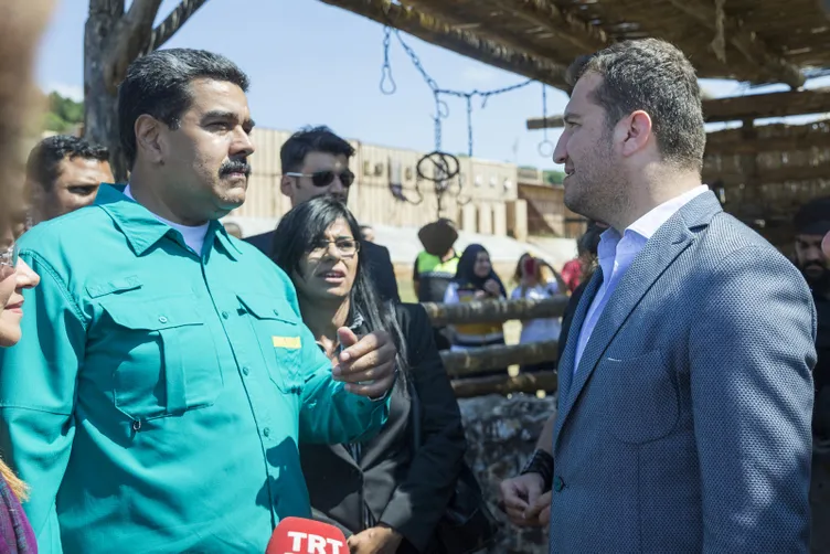 Venezuela Devlet BaÅkanı Nicolas Maduro'dan DiriliÅ ErtuÄrul setine ziyaret