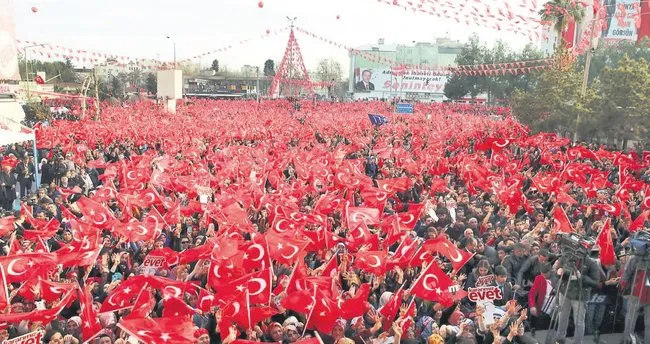 Daha güçlü bir Türkiye’de daha güzel yarınlar için Evet