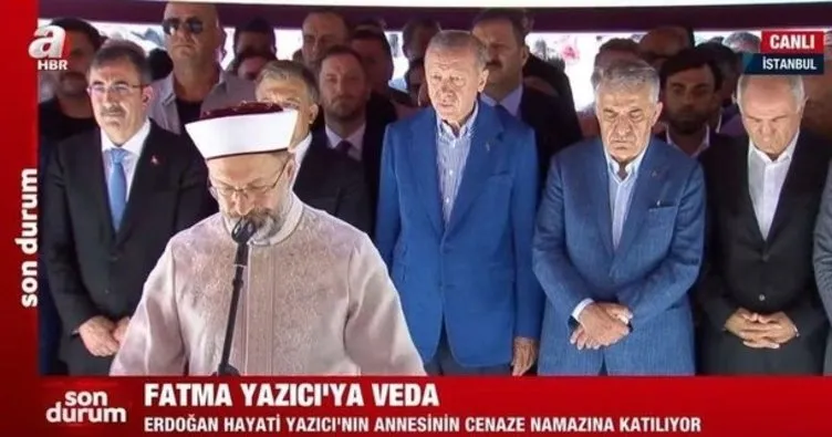 Hayati Yazıcı’nın acı günü! Başkan Erdoğan cenaze törenine katıldı