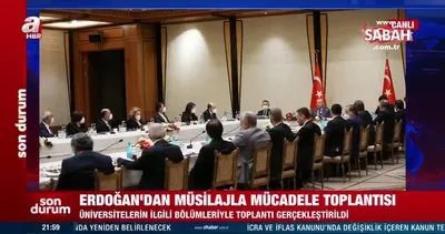 SON DAKİKA! Başkan Erdoğan’dan müsilajla mücadele toplantısı | Video