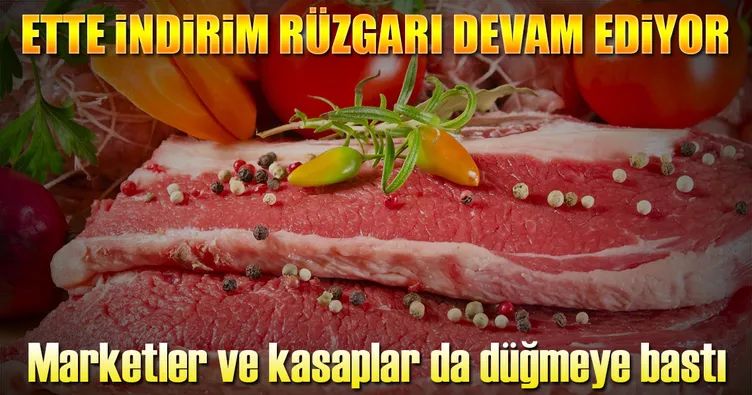 Ucuz et kasapta fiyatı indirdi