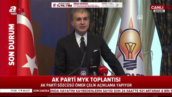 AK Parti Sözcüsü Ömer Çelik'ten canlı yayında önemli açıklamalar | Video