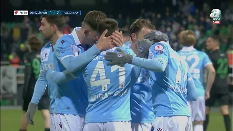 GOL | Denizlispor 1-2 Trabzonspor