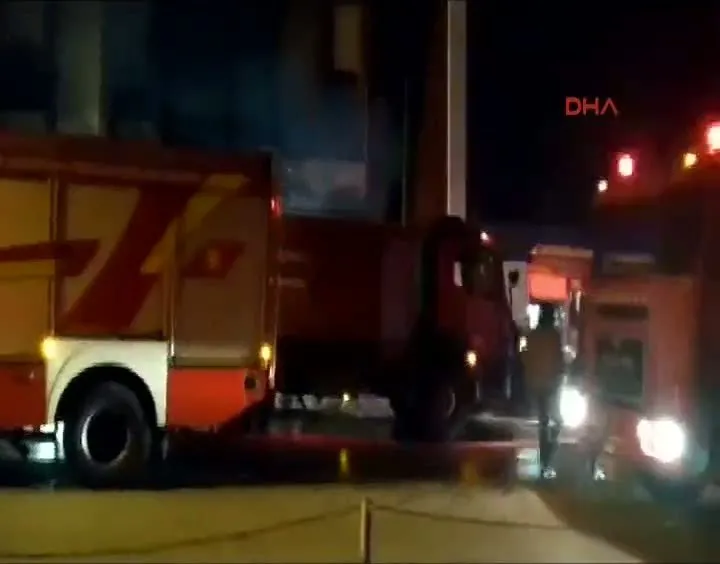 Halı imalathanesinde yangın