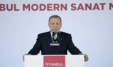Son dakika: Başkan Erdoğan’dan İstanbul Modern’i ziyaretinde önemli açıklamalar: Kültür sanatta dev adımlar attık