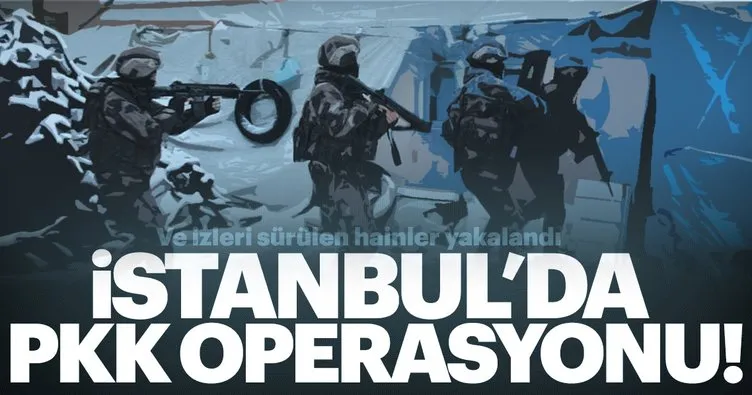 İstanbul’da PKK operasyonu: 8 örgüt üyesi yakalandı!