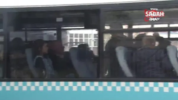 Otobüste uyuyan kadına taciz iddiası: Linç girişimi kamerada