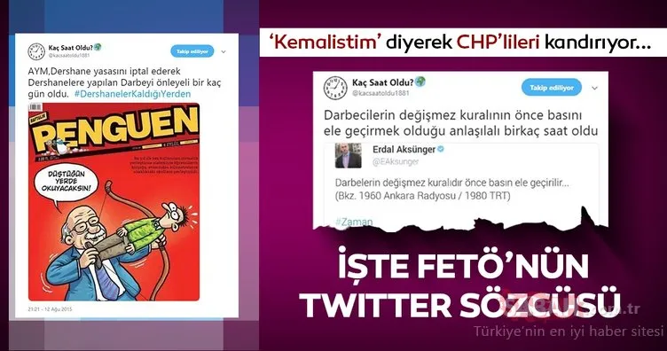 CHP’lileri ’Kemalistim’ diye kandırmış! İşte FETÖ’nün sosyal medyadaki sözcüsü...