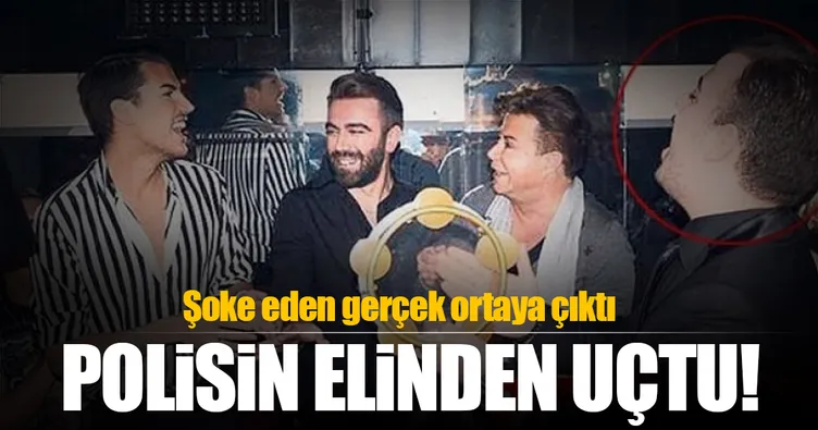 Polisin elinden kuş gibi uçtu